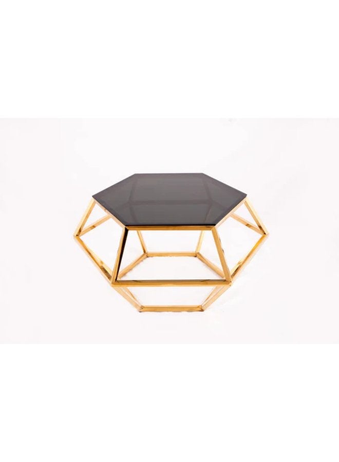 Diamond Table Gold Stainless Steel
